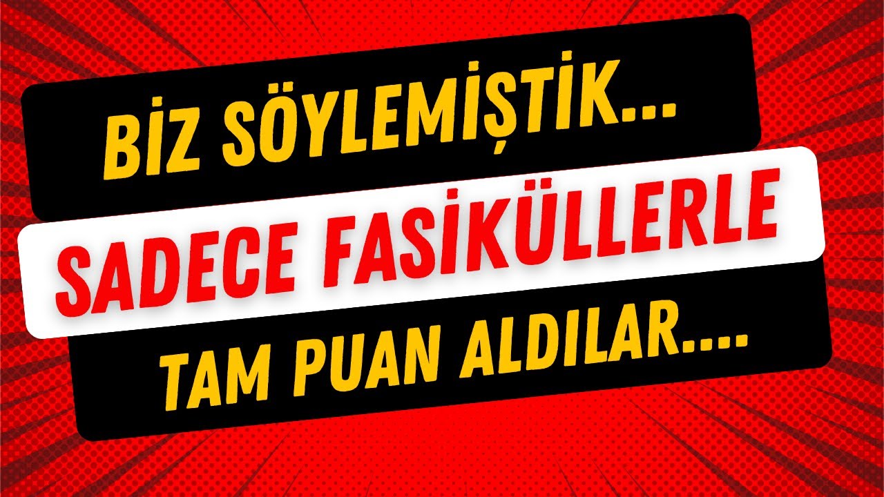 Açık Lise 3. Dönem Sınav Sorularına Konu Bazlı Analiz