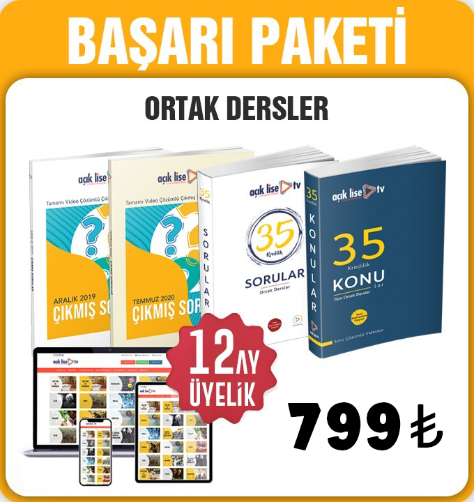 Ortak Dersler Başarı Paketi