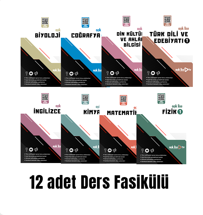 12 li Fasikül Set